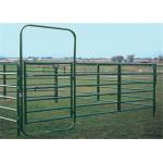 ISO9001 Powder Coating Round Pipe Farm Fence Gates for sale