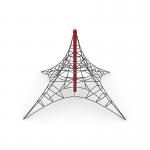 Pyramids Triangle Playground Climbing Net Lunar Shape For Kids for sale