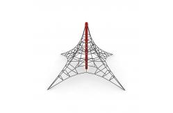 China Pyramids Triangle Playground Climbing Net Lunar Shape For Kids supplier
