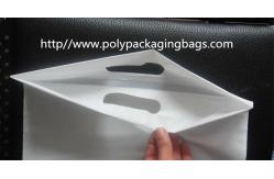 China Recyclable Square Bottom Plastic Die Cut Bags for Apparels / Shoes supplier
