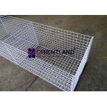 Anti Rust Welded Gabion Box , Gabion Rock Fence For Garden / Backyard Modern Planters for sale