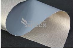 China Crowfoot Pattern PTFE Coated Fiberglass Fabric For High Temperature Insulation supplier