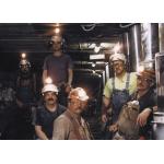 ABS IP68 Rechargeable LED Headlamp Underground Mining Lights With Warning Light