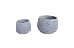 China Texture Surface Fiber Cement Pot For Charcoal Oven Camping Burners Heater Warmer supplier