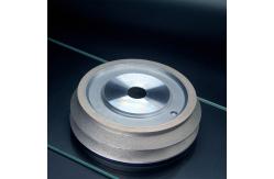 China Round Edge 45 Degrees diamond Grinding Wheel For Special Machine Glass Tool supplier