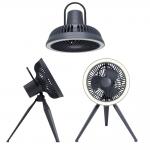 Hebron Tripod Portable Fan Outdoor 4 Speed Strong Wind With LED Light Timing for sale