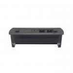 Black Aluminum Motorized Rotating Flip Up Hidden Desk Power Socket for sale