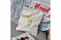 China Girls One Shoulder Canvas Bag Simple And Casual With Large Capacity supplier