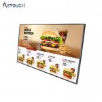 2K Digital Menu Boards For Advertising 43 Inch Signage Players FCC for sale