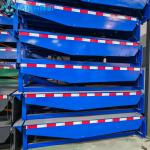 15T Blue Adjustable Height Hydraulic Truck Dock Leveler Loading Dock Lifts