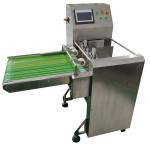 50Hz Pouch Label Applicator Updraft Type Food Bag Labeling Machine 600mm Length for sale