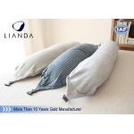 U Shape Memory Foam Pillows / Travel Microbead Neck Pillow With Lycra Cover for sale