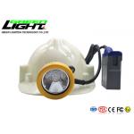 IP68 6600mAh 10000lux Rechargeable Mining Cap Lamp for sale