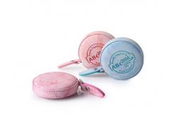 China Marble Texture Retractable Tape Measure Body Debossing PU Leather supplier