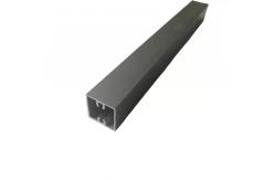 China 6063 Aluminium Sliding Door Frame Anodized Square With Screw Part supplier