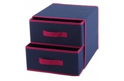 China Home 2 Drawer Cozy Organizer , Fabric Drawer Organizer supplier