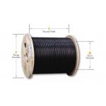Crush Resistance Optical Fiber Patch Cable 1 Or 2 Cores GJYXCH Black Color for sale