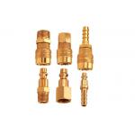 LAM Pneumatic Brass Quick Coupling High Flow Single Shut Off for sale