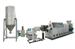 China PP / PE Recycled Film Granule Single Screw Extruder , LDPE / HDPE Pellet Extruder supplier
