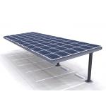 Gi PV 25 Degree Solar Panel Mounting Structure Ground 150KM H Wind Load for sale