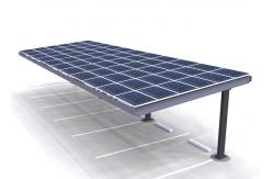 China Gi PV 25 Degree Solar Panel Mounting Structure Ground 150KM H Wind Load supplier