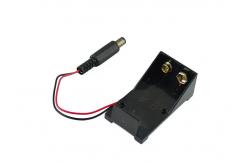 China DC 9V Battery Box Holder With DC Plug Electronic Components supplier