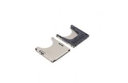 China 10 Pin SD Memory Card Connectors supplier