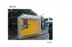China Intelligent Click Collect FCC Delivered Parcel Locker With Pin Code Sms Sending System supplier