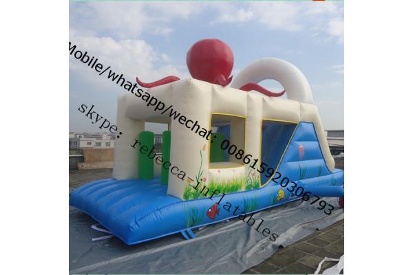 Under sea theme inflatable bouncer