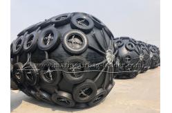 China High Pressure Inflatable Floating Rubber Fender , Aircraft Tyre Fender supplier