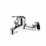 Chrome Plated Single Lever Mixer Tap For Wall Mounting Brass Body for sale