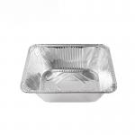 Heavy Duty Aluminum Foil Food Containers Disposable Deep Takeaway Pan With Foil Lid for sale