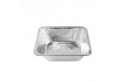 China Heavy Duty Aluminum Foil Food Containers Disposable Deep Takeaway Pan With Foil Lid supplier
