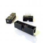 Right Angle 2.54mm 6 Pin Box Header Connector Dual Row Pin Header for sale