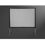 FCC ROHS Front And Rear Projector Screen Fast Folding Soft Fabric