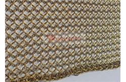 China 12mm Chainmail Wire Mesh Curtains Stainless Steel For Exterior Design supplier