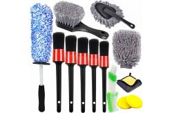 China Microfibre 13pcs Car Cleaning Brushes Set With Detailing Brushes supplier