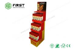 China Recyclable Retail POP Floor Display Custom Logo Printed Cardboard Display Stand supplier