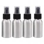 Aluminum Fine Mist Spray Bottles Reusable Metal Travel Perfume Bottle for sale