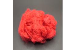 China 100% Recycled Polyester Staple Fiber Flame Retardant Color supplier
