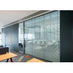 Frameless Glass Partition High-end Partition With Adjustable Privacy Shutters For Office Division for sale