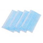 Adjustable Nose Disposable Blue Earloop Face Mask One Time Use for sale