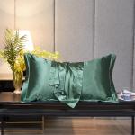 Natural 19mm Bedsure Custom Satin Pillowcase For Wrinkles Colorful for sale