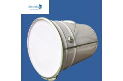 China Metal 20L White Bucket 5 Gallon Metal Bucket With Locking Lid supplier