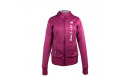 China Fashion Ladies Long Sleeve Tracksuit Zip Hoodie for Fitness and Running supplier