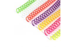China Stationery Use Notebook Plastic Coil Spiral Nylon Spiral Coil Rolls Single Loop Wires supplier