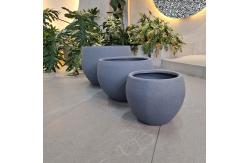 China Smooth Surface Fiber Clay Planter For Business Durable And Stylish Choices supplier