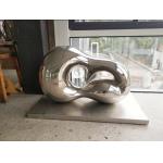 Handicraft Indoor Metal Sculptures , Abstract Art Metal Sculpture Home Decor for sale