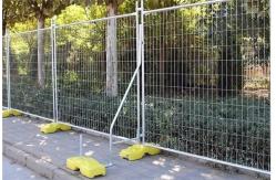 China White Temporary Security Fence 1.8m Height Perimeter Patrol Temporary Fencing supplier