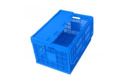 China 100% Virgin Polypropylene Plastic Pallet Boxes / Collapsible Plastic Box Attached Lids supplier